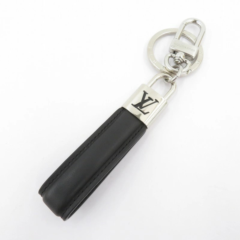 LOUIS VUITTON Keychain LV Padlock Black
